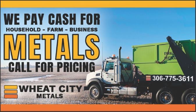 We pay cash for metals advertisement