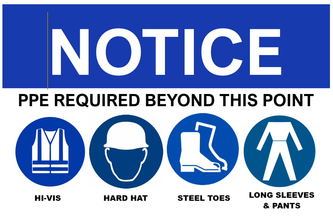 PPE Required Notice